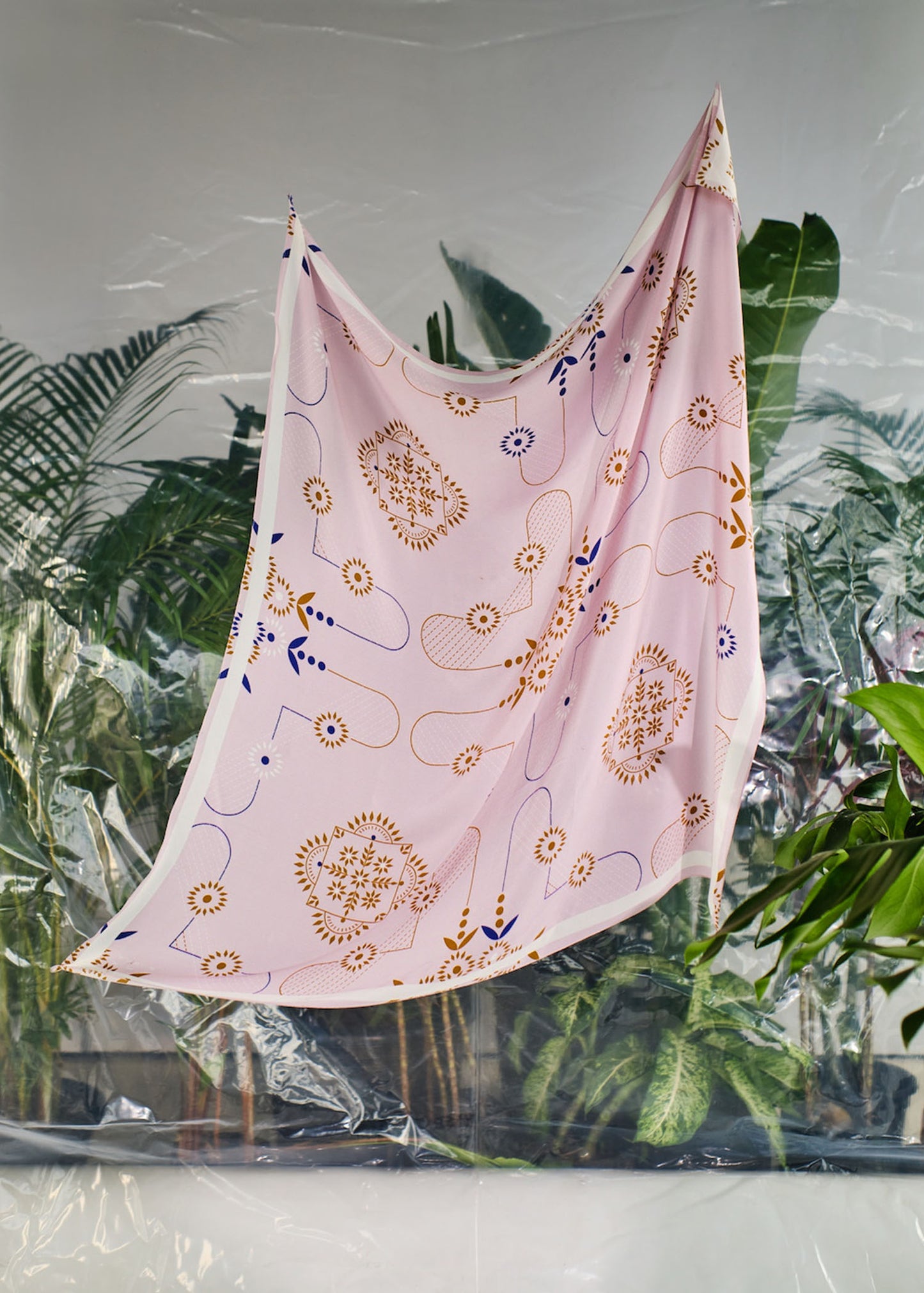 Aaria Quartz - Silk Square Scarf