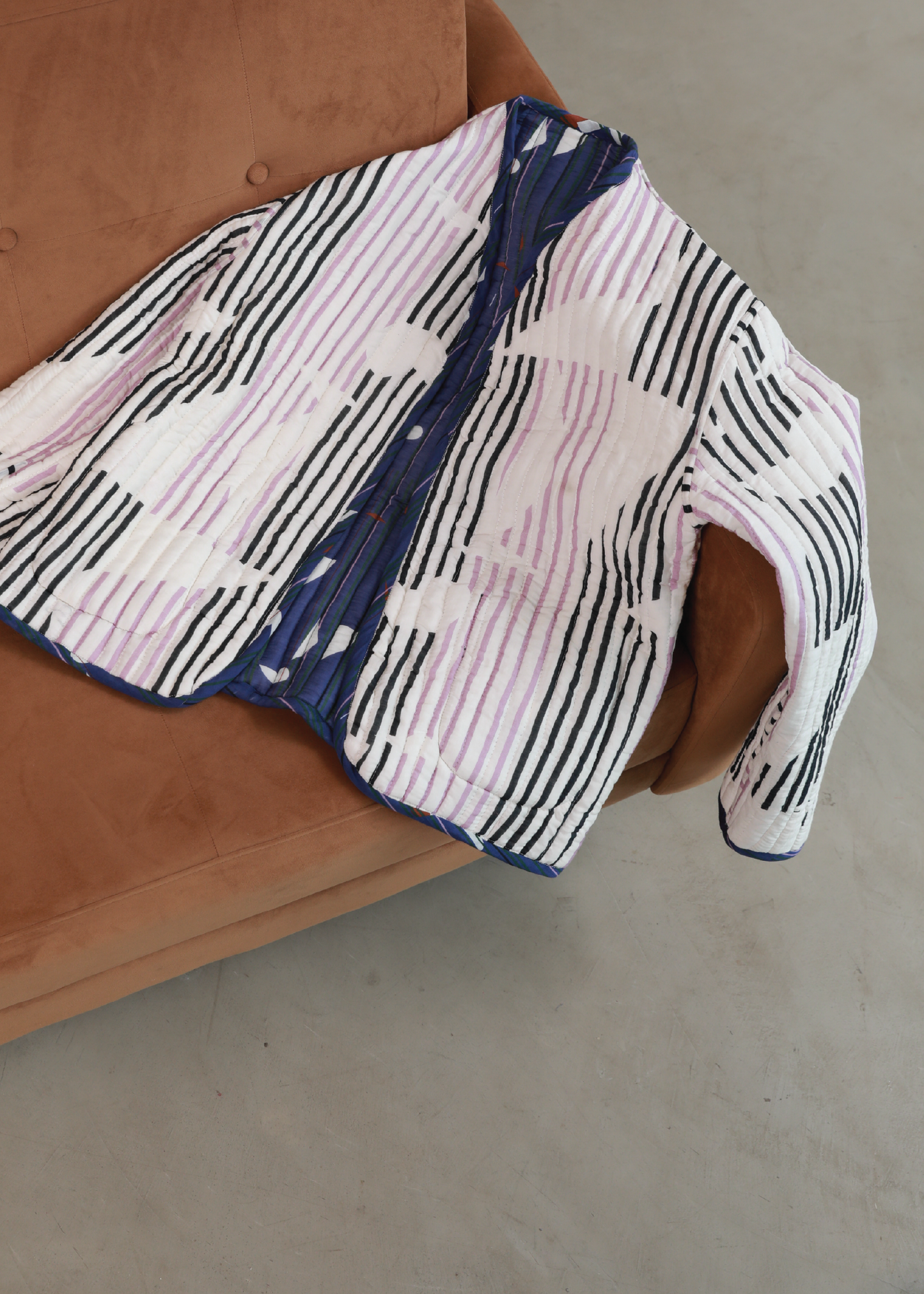 Reversible Quilted Jacket - Neel Ink