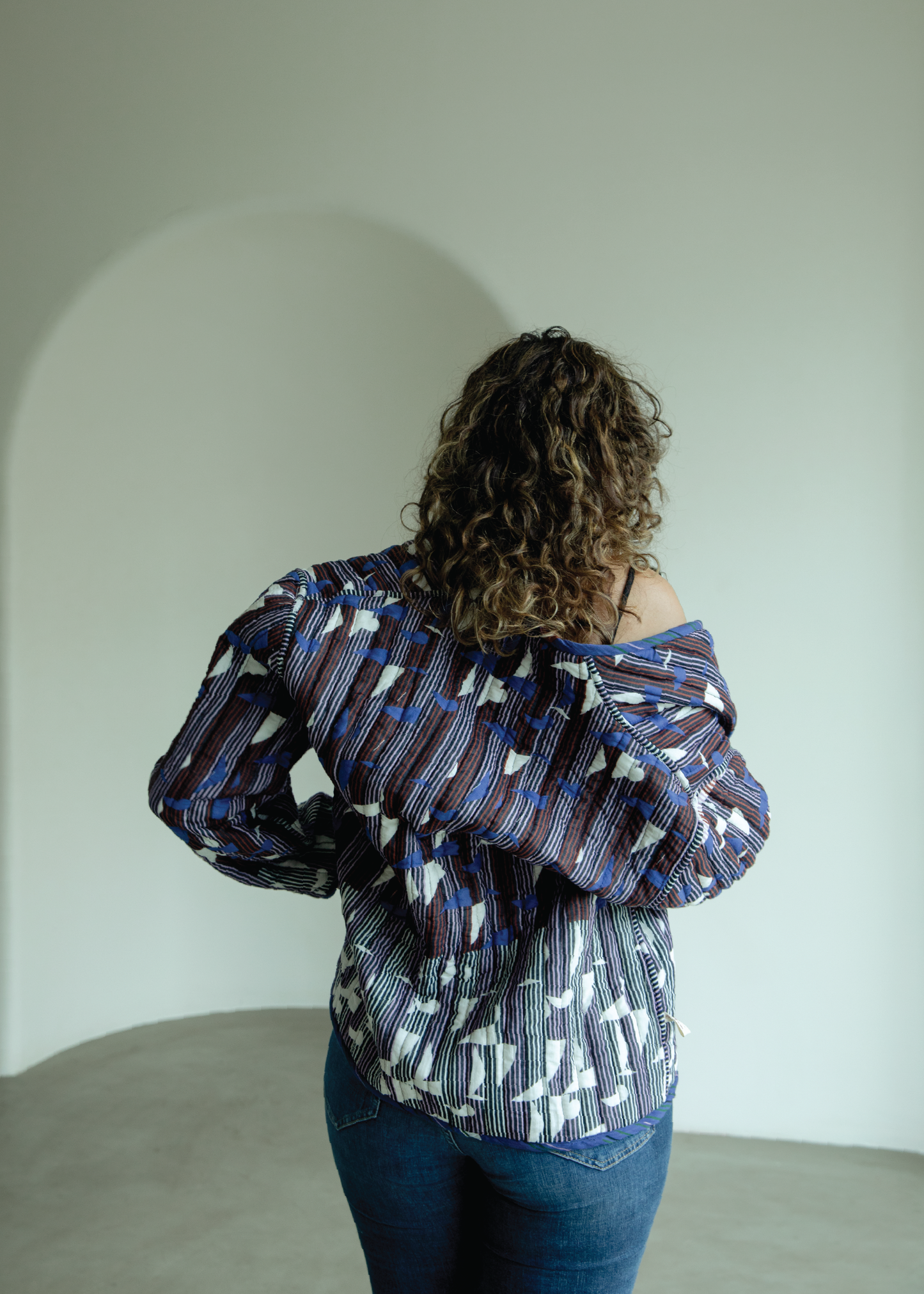 Reversible Quilted Jacket - Neel Ink
