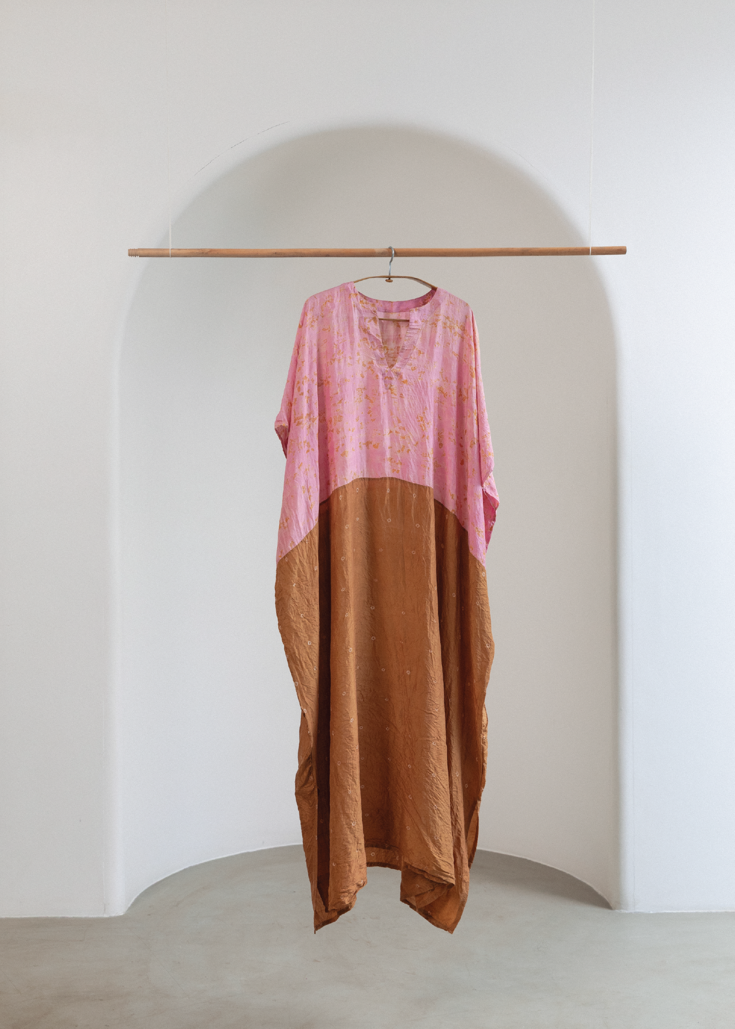 Silk Kaftan - Gulabi