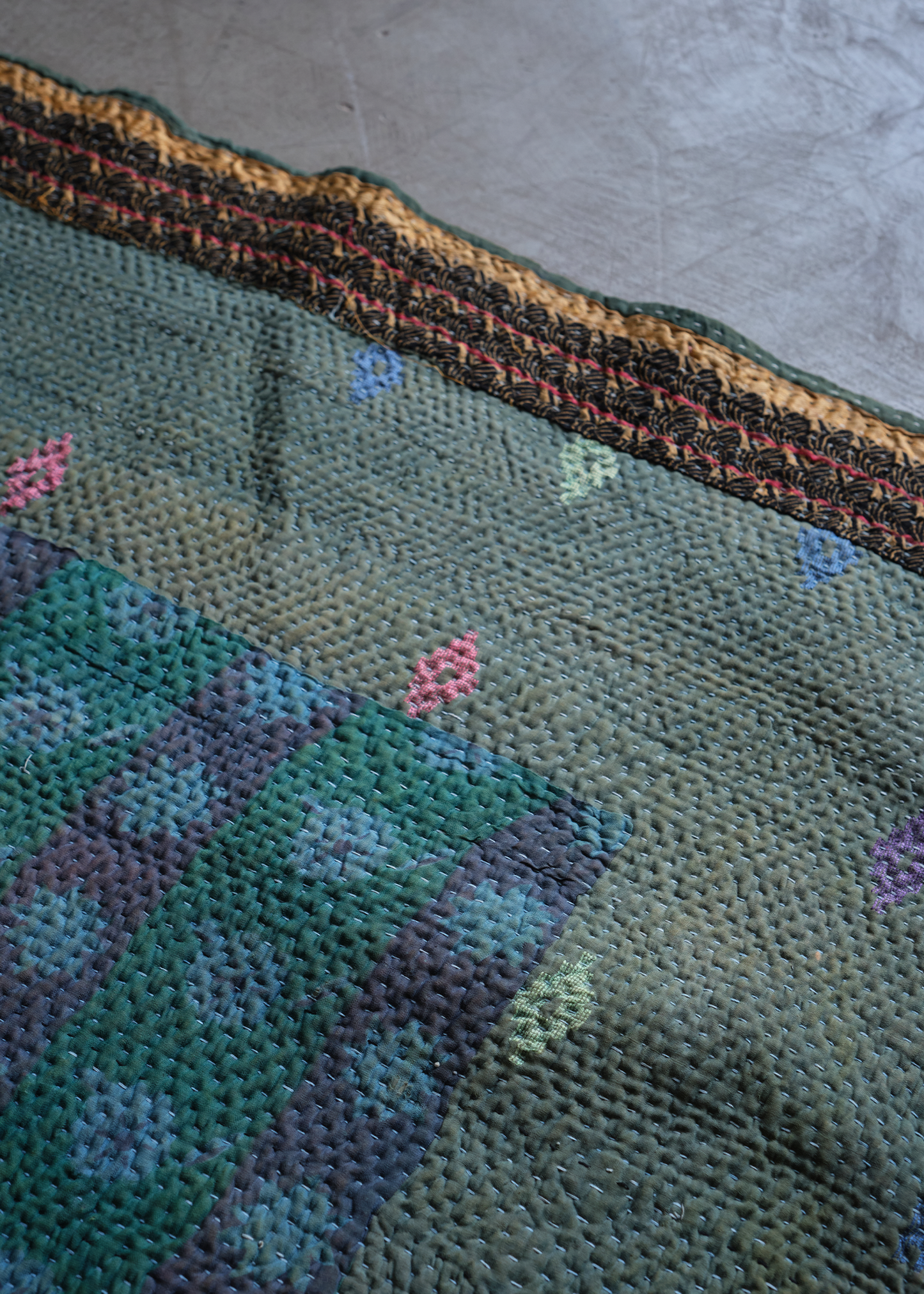 Harita - Vintage Kantha Quilt