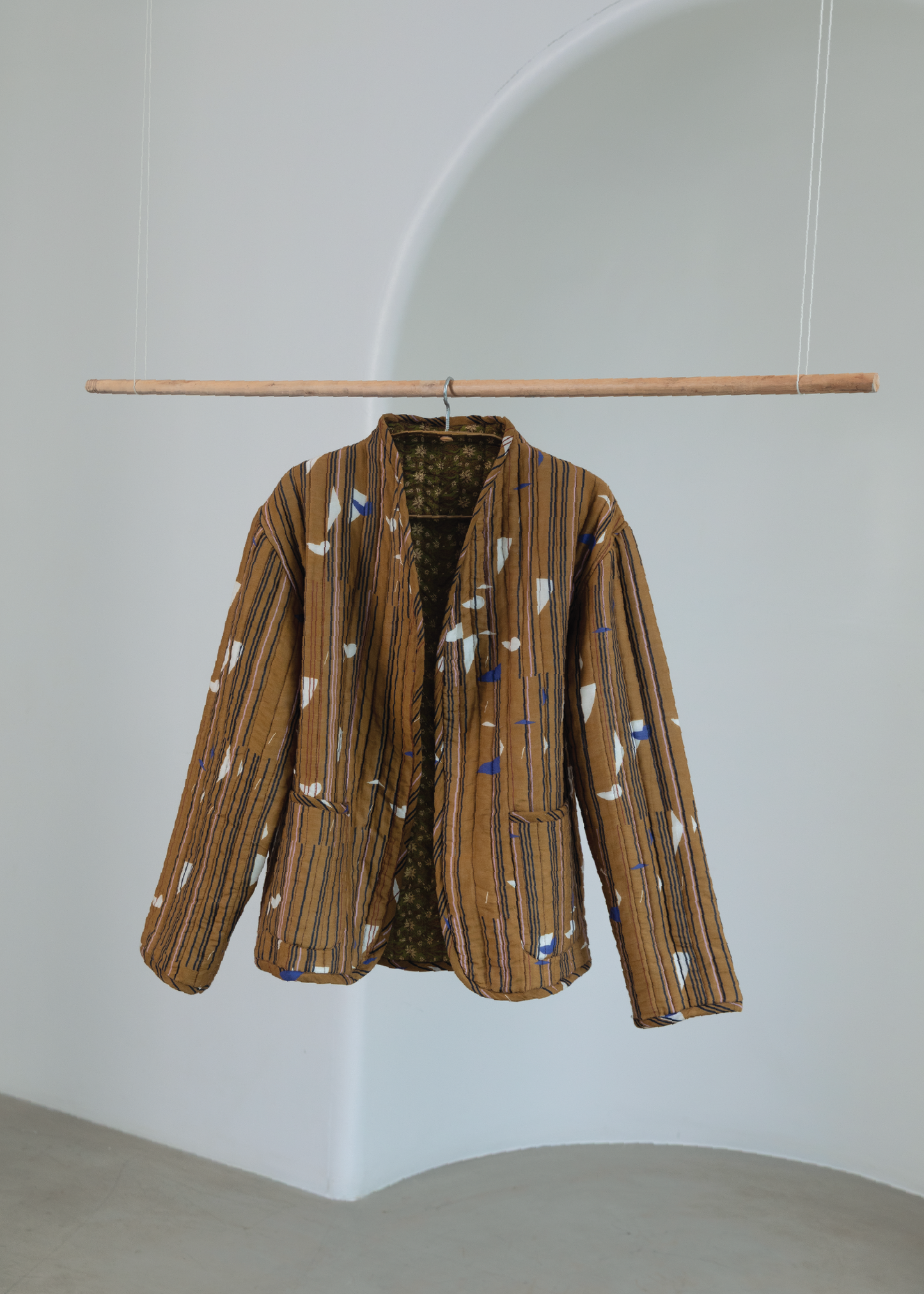 Reversible Quilted Jacket - Neel Mustard